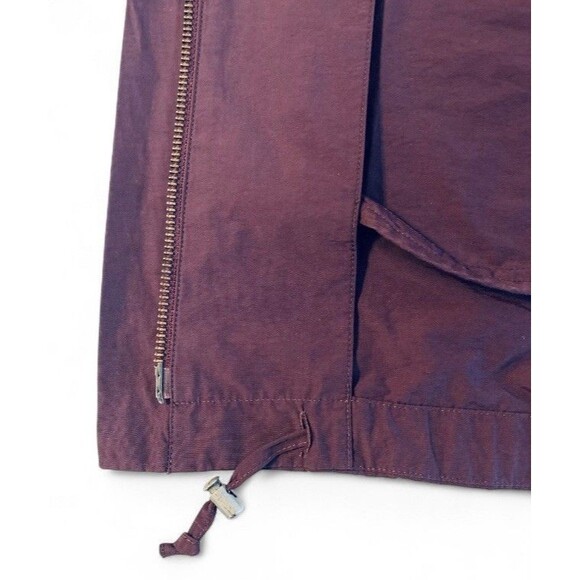 Eileen Fisher Dark Purple Raincoat L 46” Chest Lightweight Rain Jacket - Picture 6 of 7